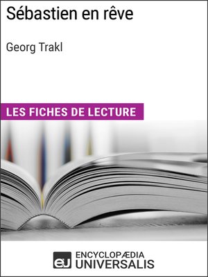cover image of Sébastien en rêve de Georg Trakl